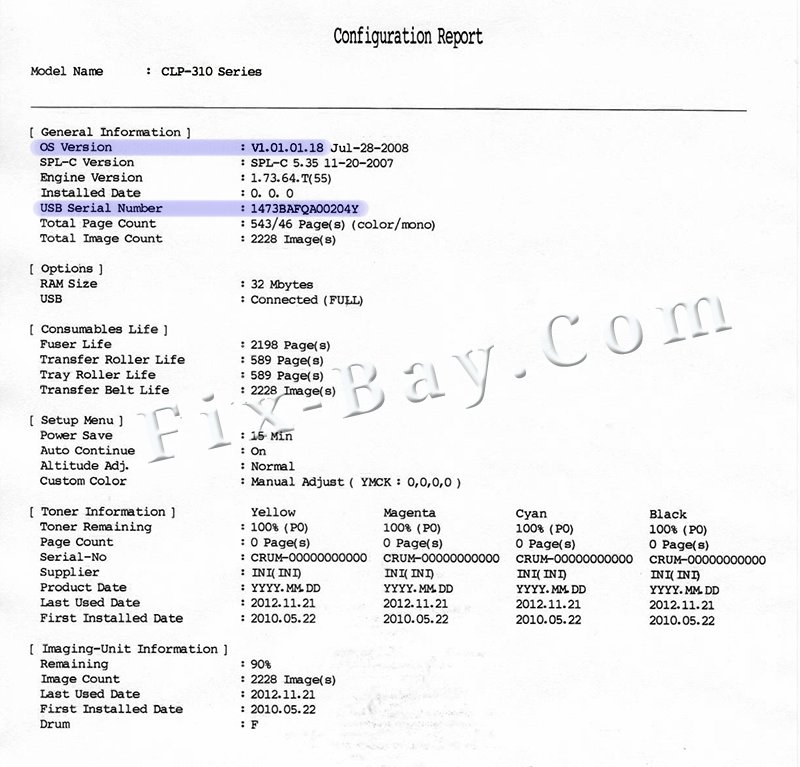 Принтер Samsung Clp-310 Инструкция